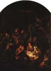 Rembrandt: Adoration of the Shepherds - A pásztorok imádata